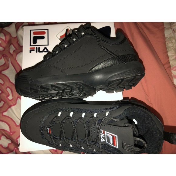 Fila Disruptor II Black Running Sneaker sz 6.5 - Picture 6 of 7
